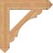 Ekena Millwork Olympic Arts & Crafts Smooth Bracket, Western Red Cedar, 5 1/2"W x 32"D x 32"H BKT06X32X32OLY03SWR - alternate 3